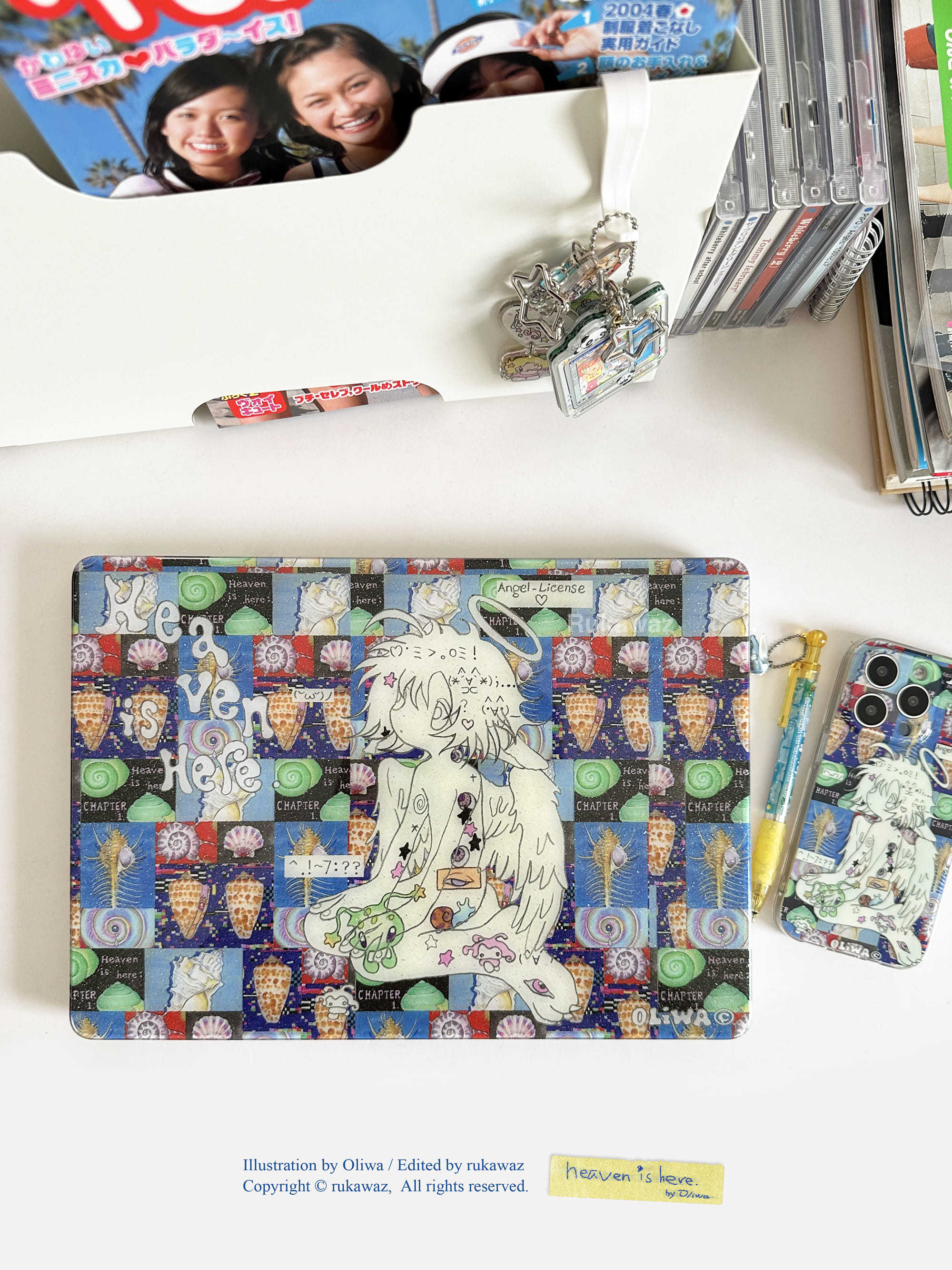 RUKAWAZ x Oliwa Heaven Here Macbook Case