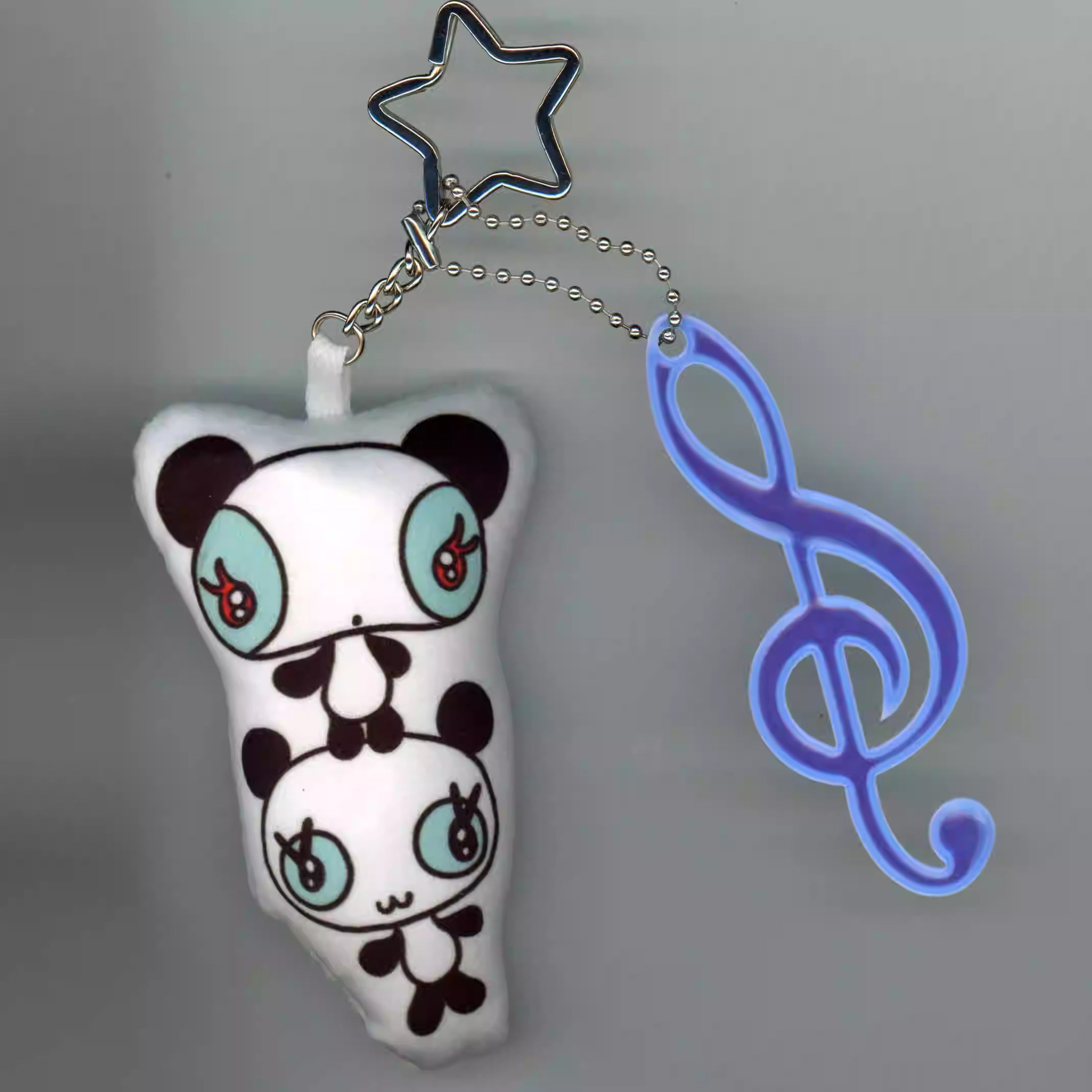 Sunonebird Panda Pillow Keychain