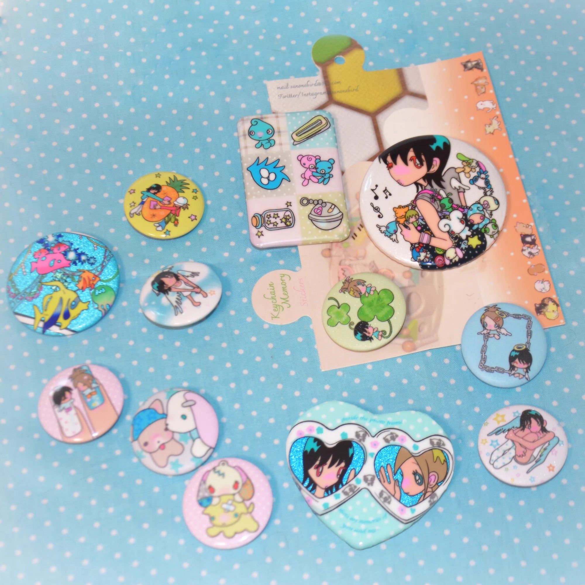 Sunonebird Little Tings Badge