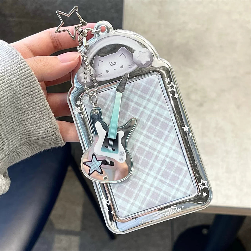 Dreamy Guitar Kitty Card Holder