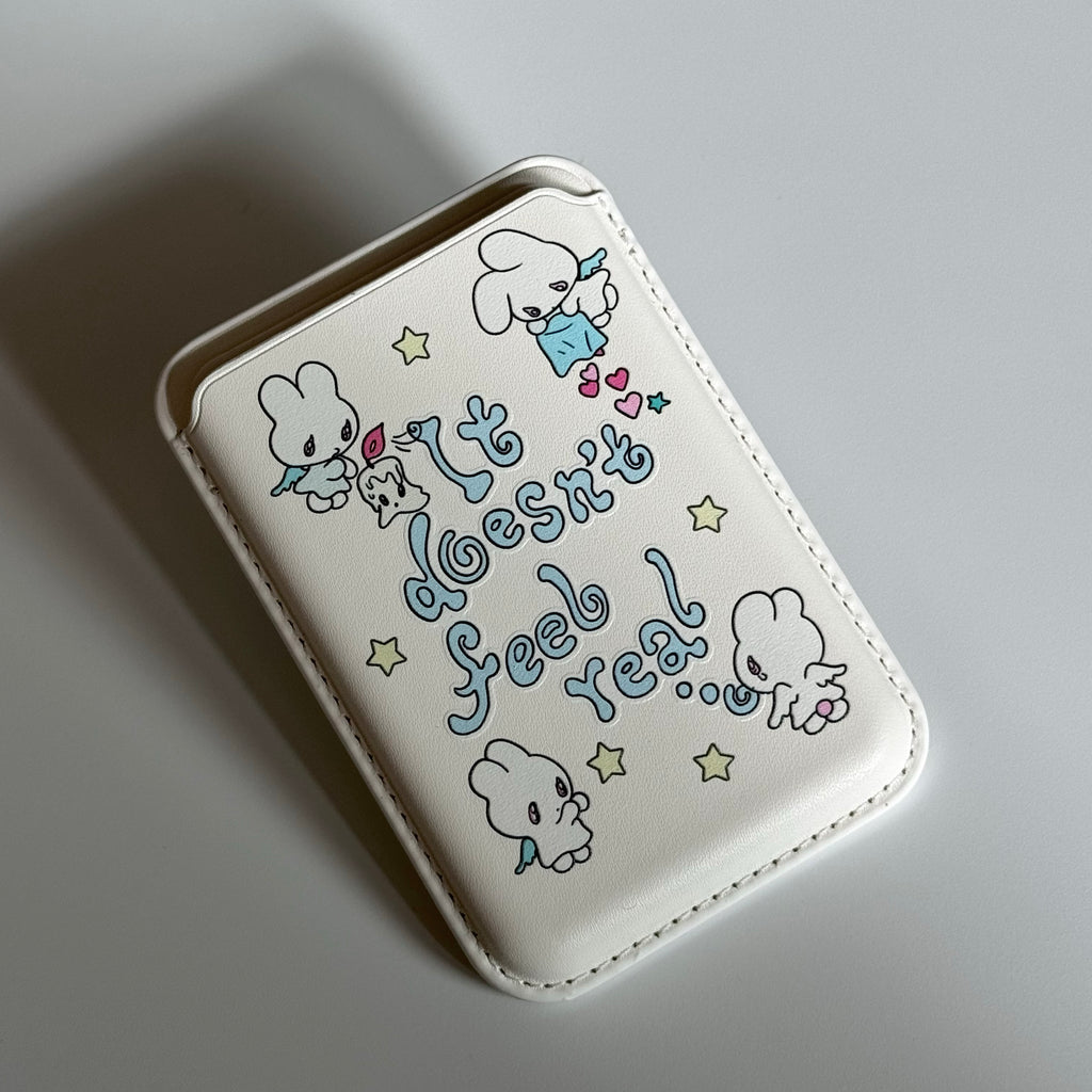 Sunonebird Angel Bunny MagSafe Card Wallet