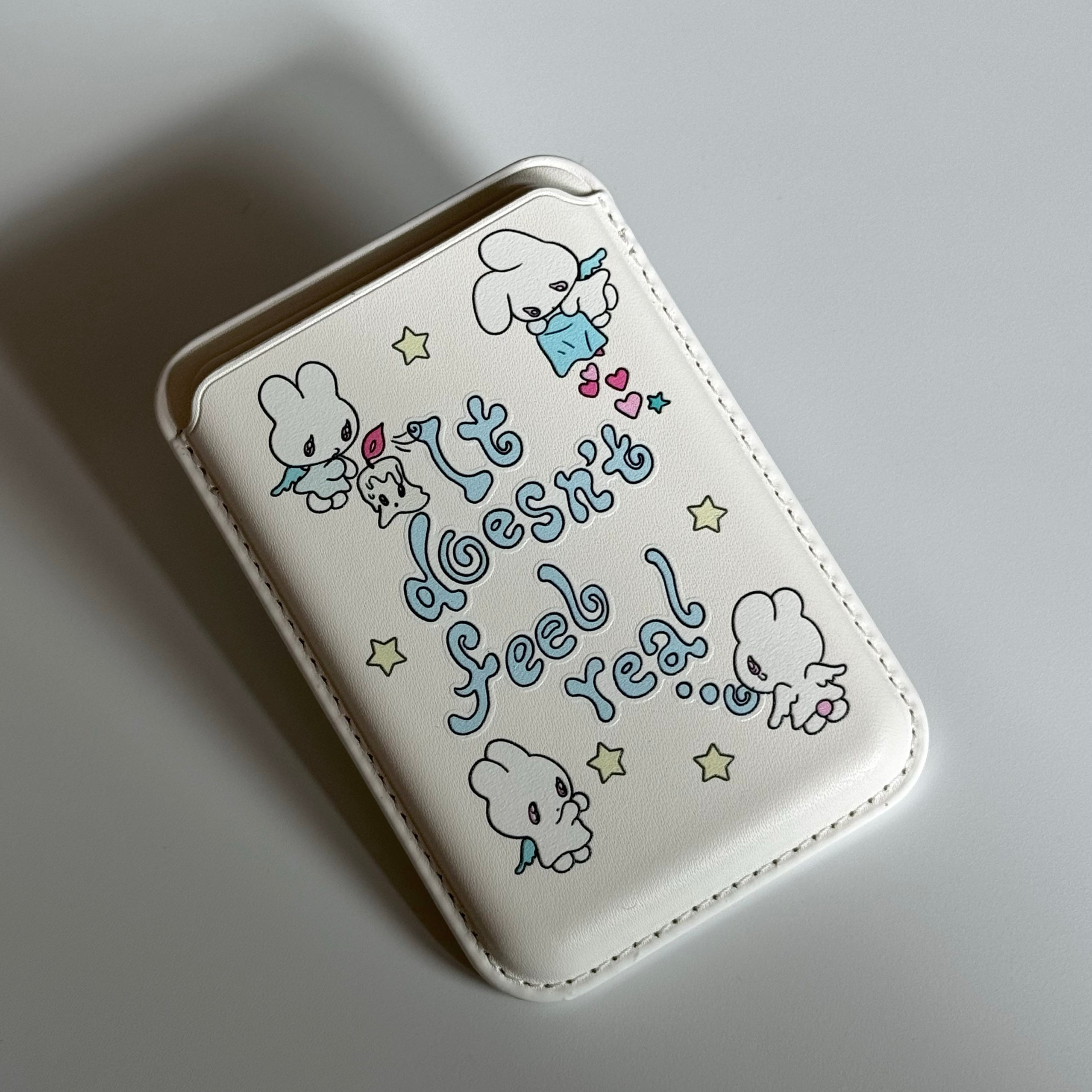Sunonebird Angel Bunny MagSafe Card Wallet