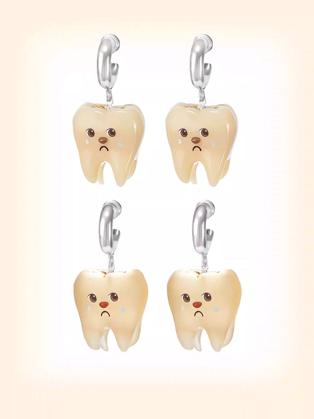 CancanTheater Sad Tooth Drop Earrings