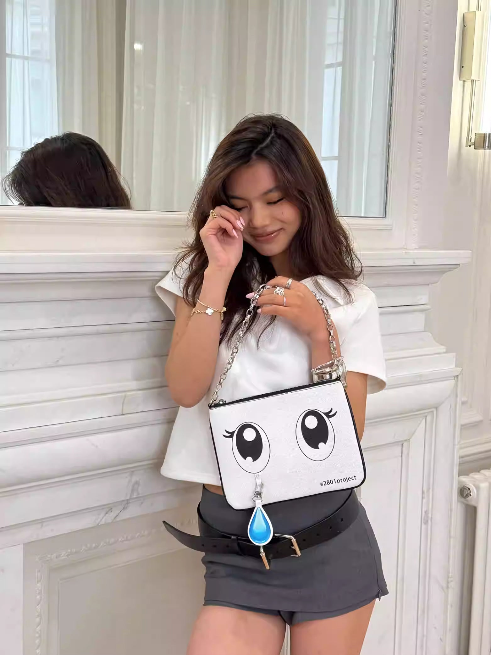 2801 Kawaii Tears Shoulder Bag