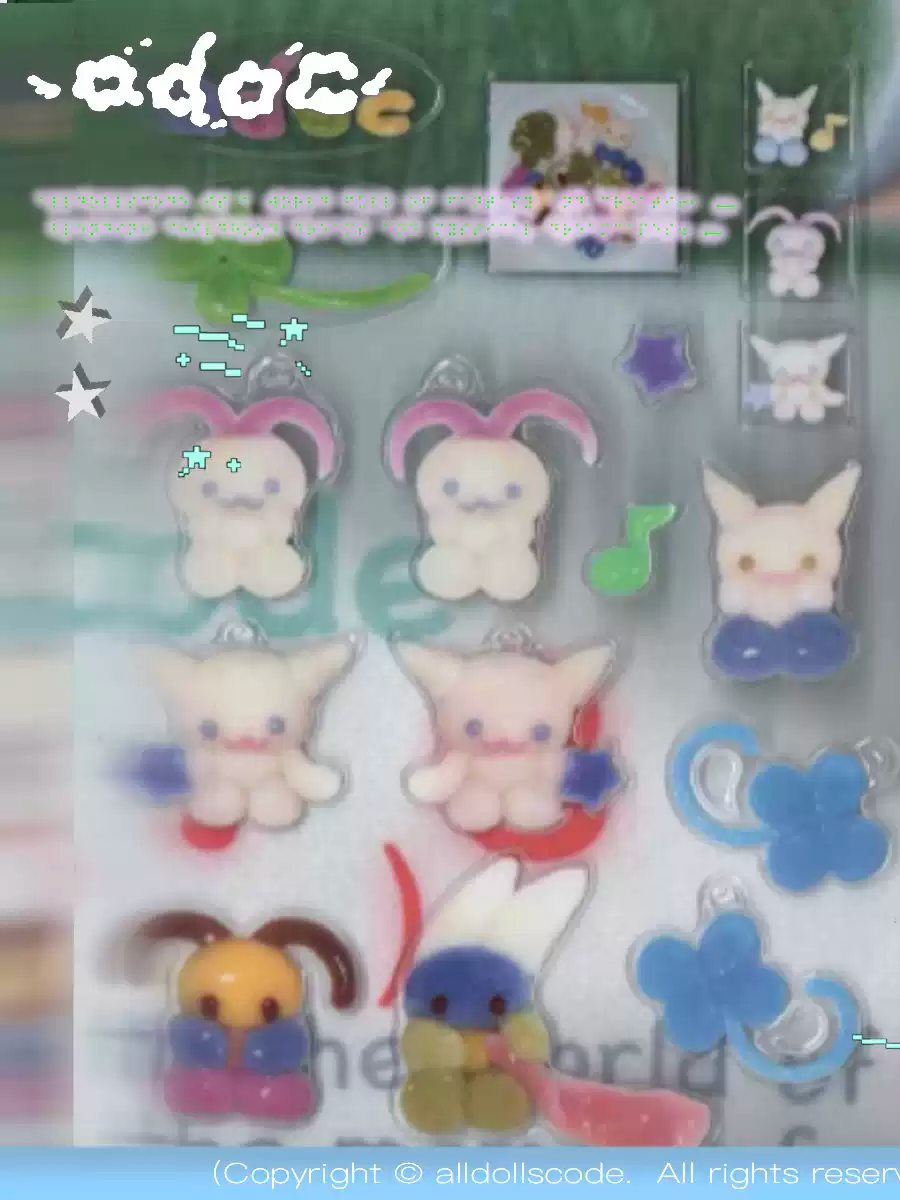 alldollscode Lucky Star Pals Stickers