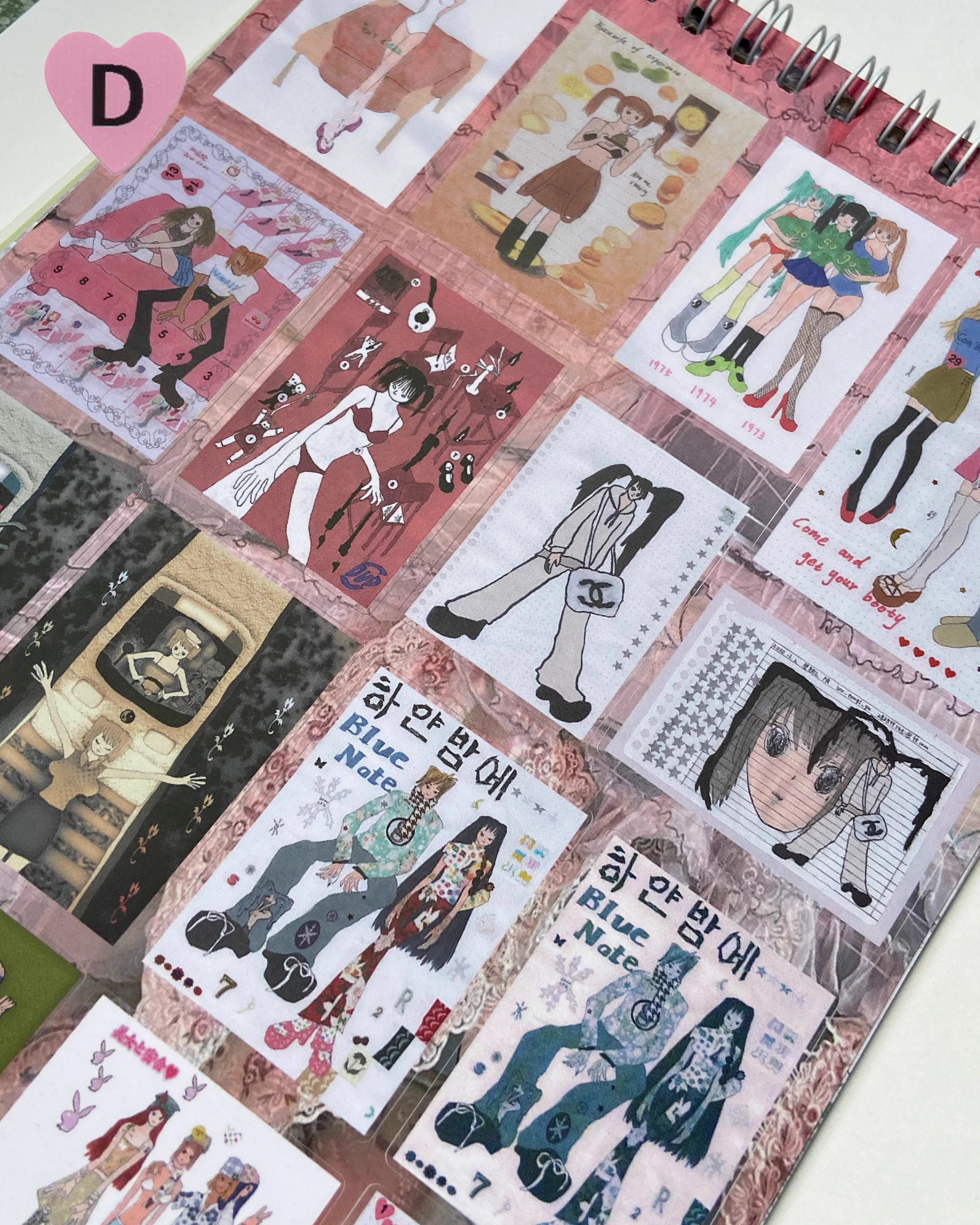 Niptong Street Romance Art Stickers