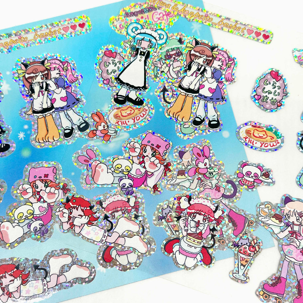Oliwa Angel&Devil Maid Cafe Sticker