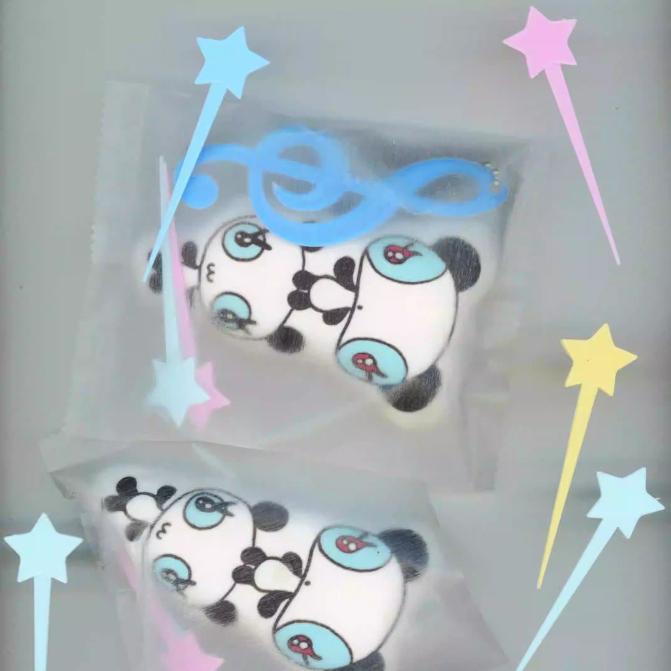 Sunonebird Panda Pillow Keychain