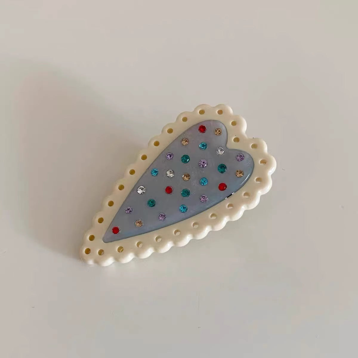 Heart Cookie Hair Clip