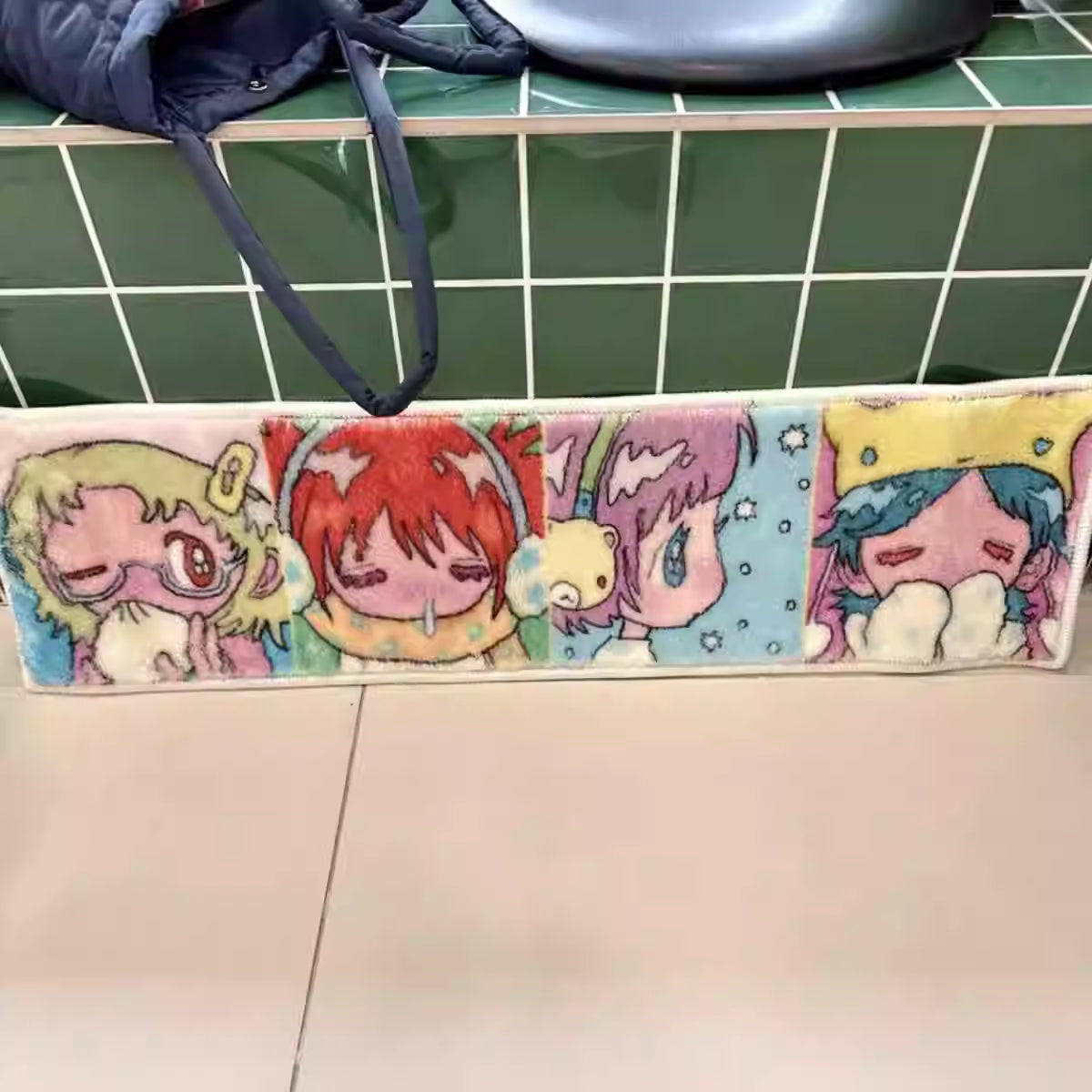 Sunonebird Colorful Girl Patch Carpet