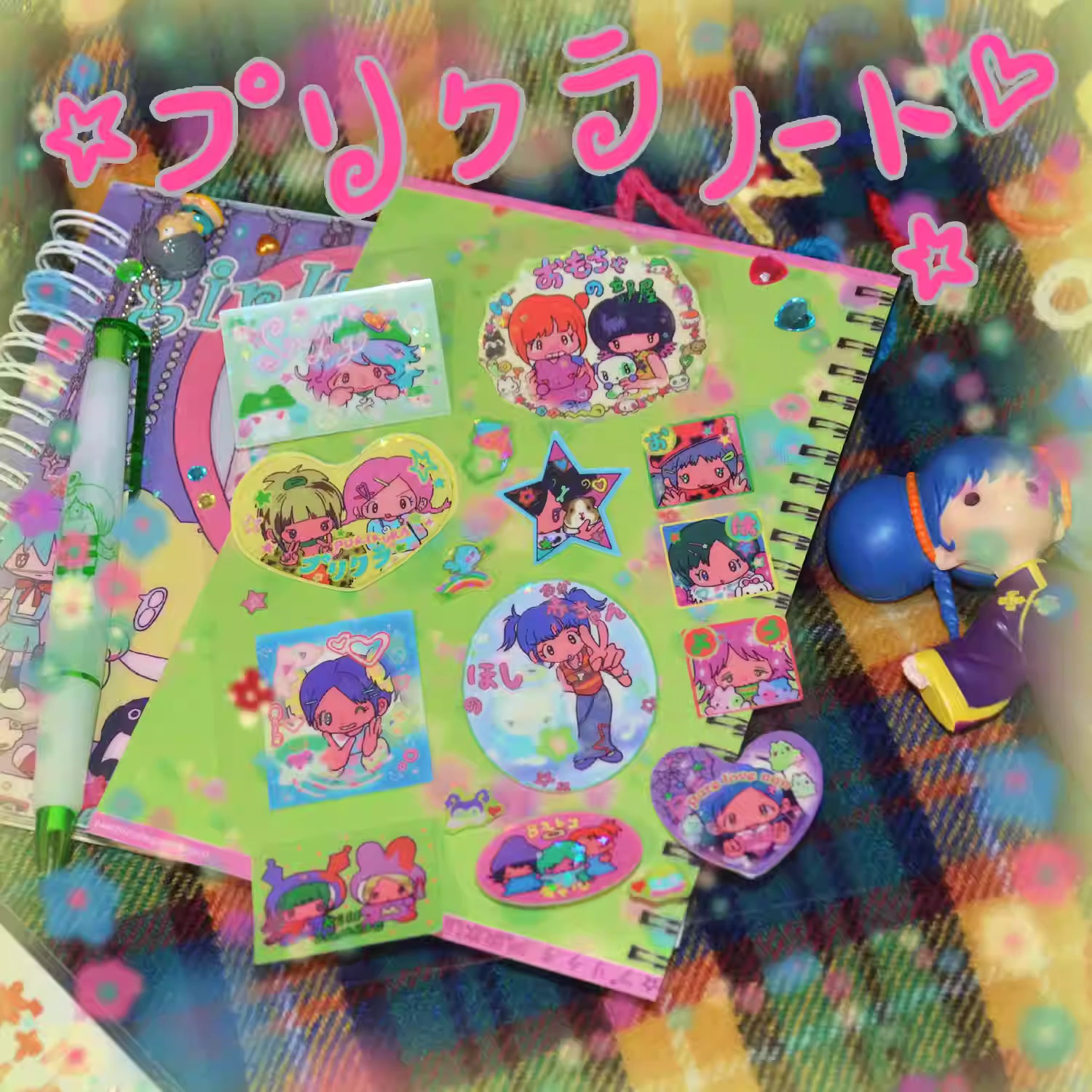 Sunonebird プリクラ ノート Stickers