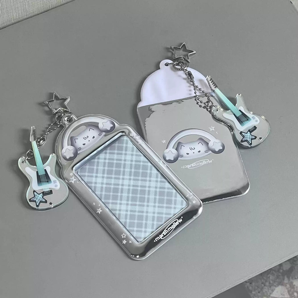 Dreamy Guitar Kitty Card Holder