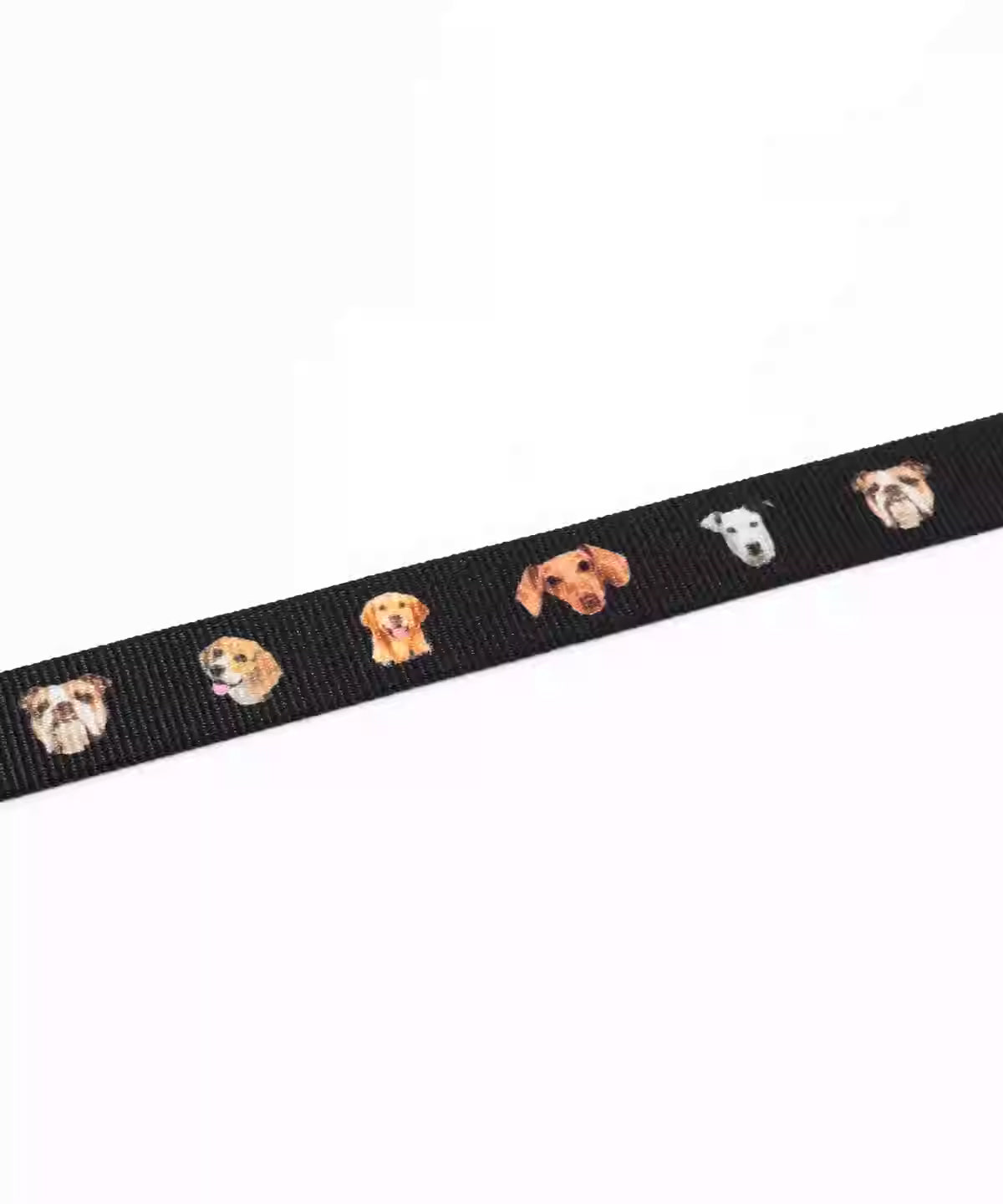 Puppy Print Canvas Belt