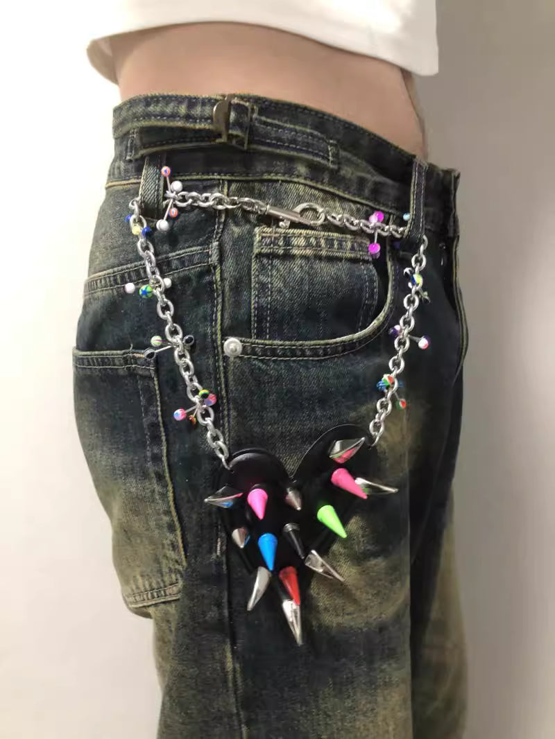 LIFEMANNA Spiked Love Necklace