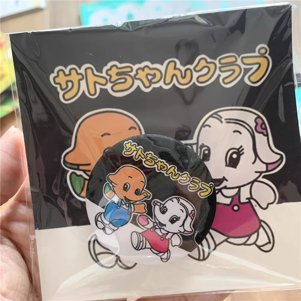 Showa Retro Mascot Badge