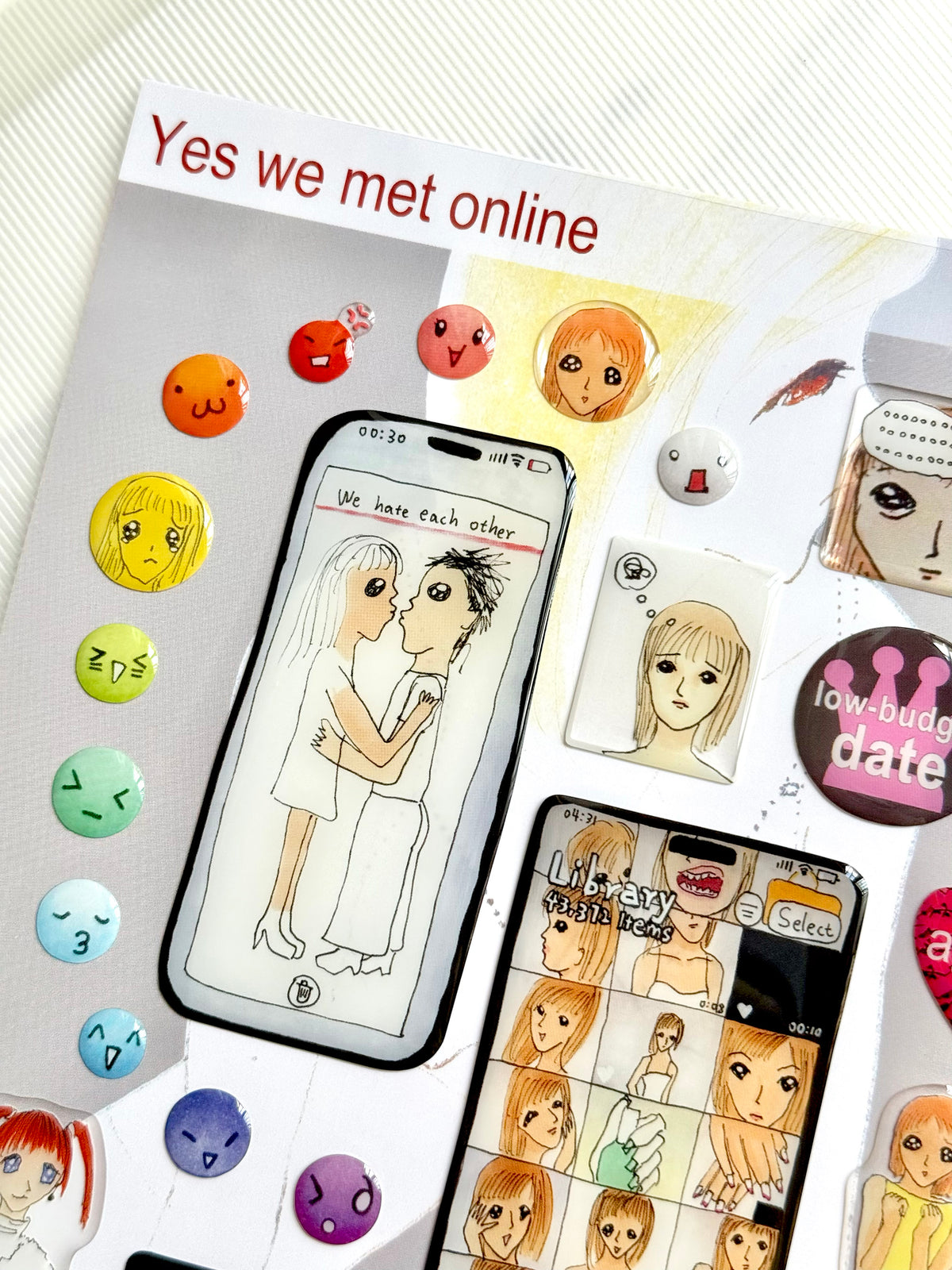 Niptong Yes We Met Online Sticker