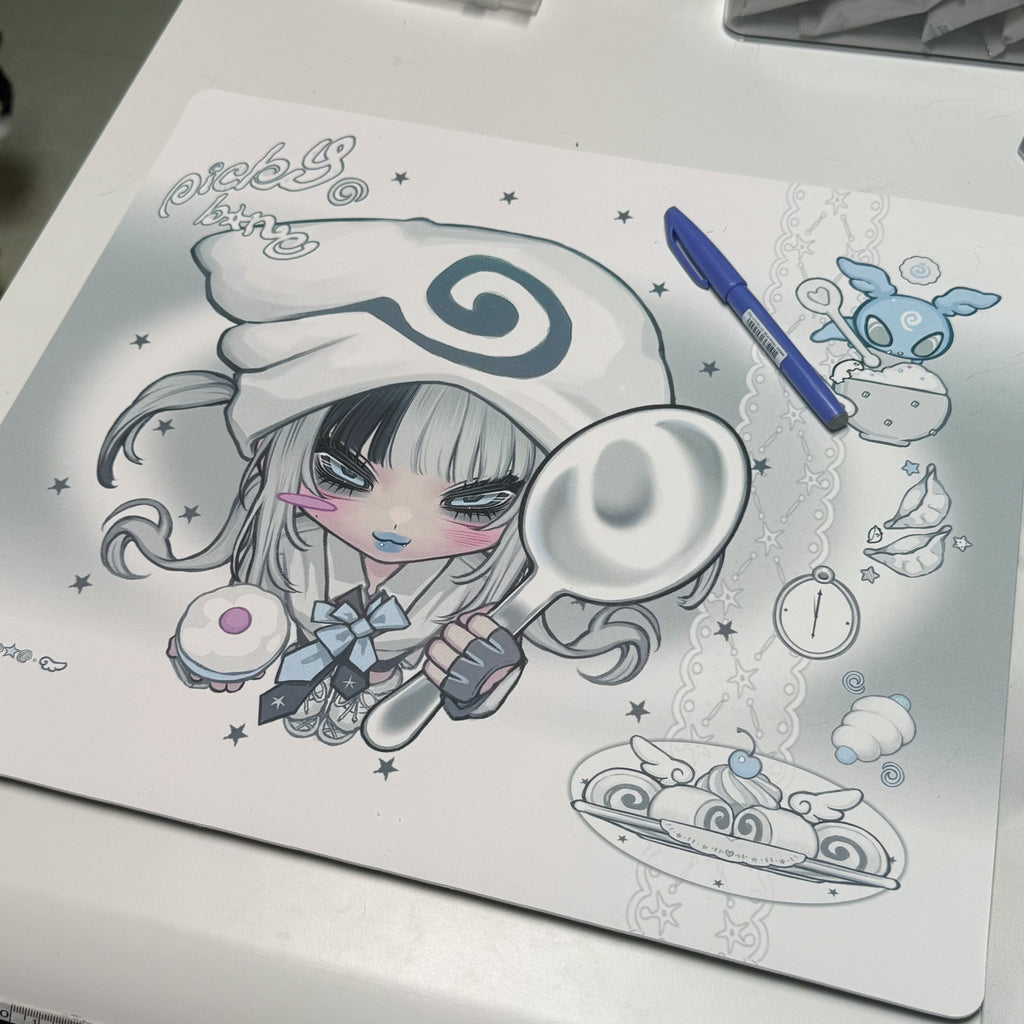 Pickybone Noodle Roll House Mouse Pad