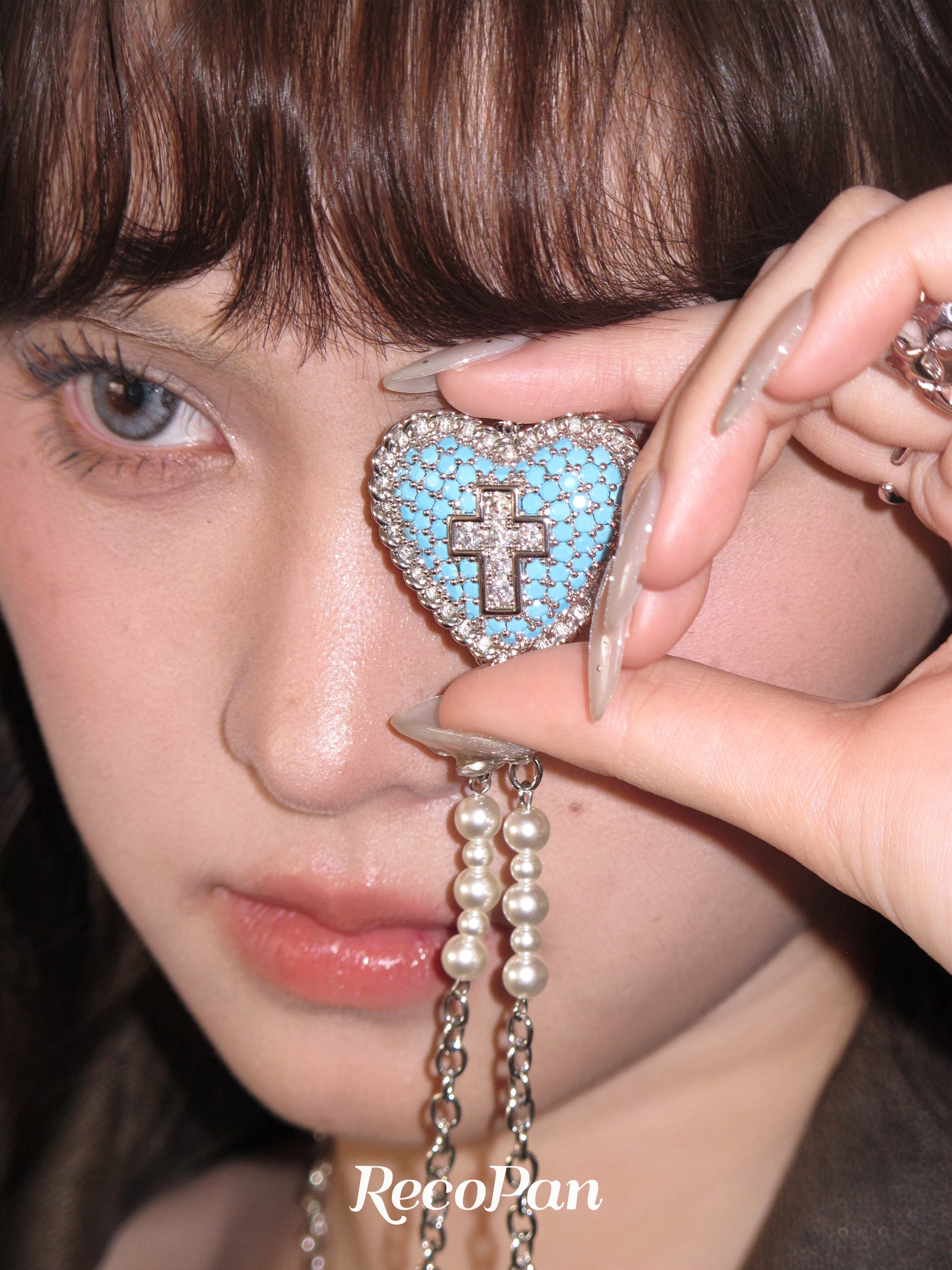 RecoPan Blue Eden Heart Necklace