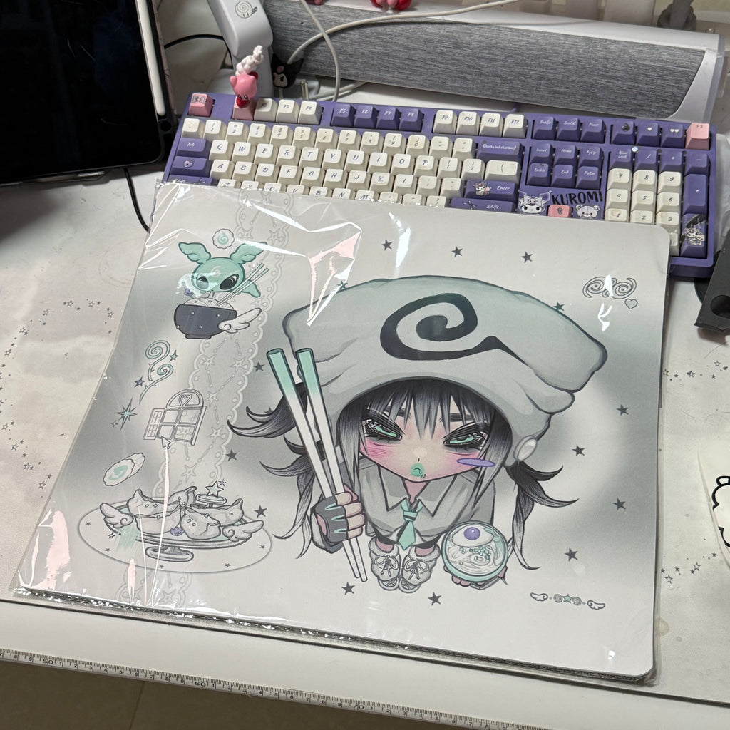 Pickybone Noodle Roll House Mouse Pad