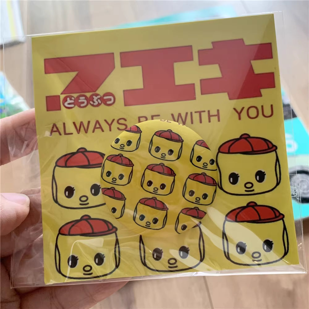 Showa Retro Mascot Badge