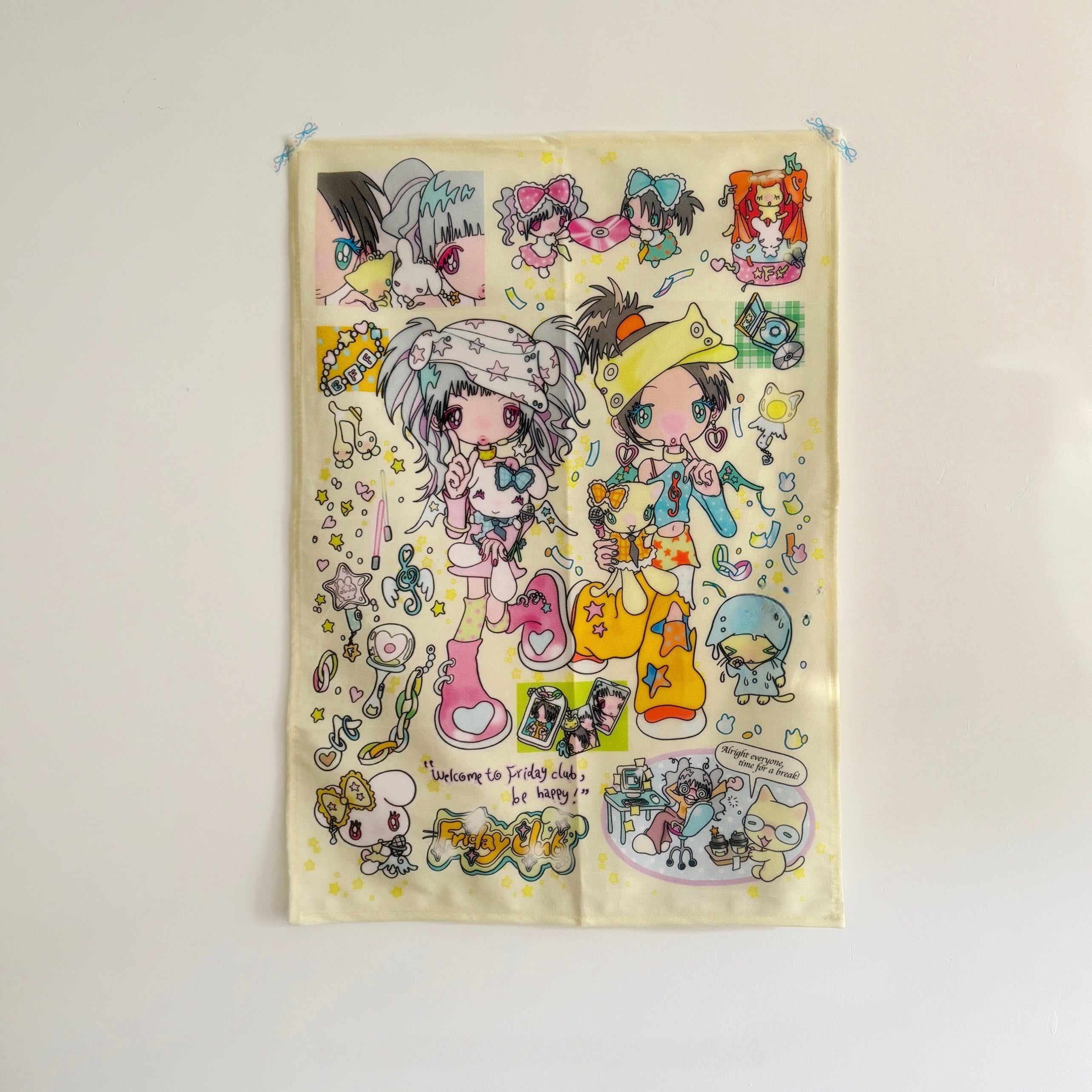 Glacier Forest Isle x sunonebird Friday Club Girls Tapestry