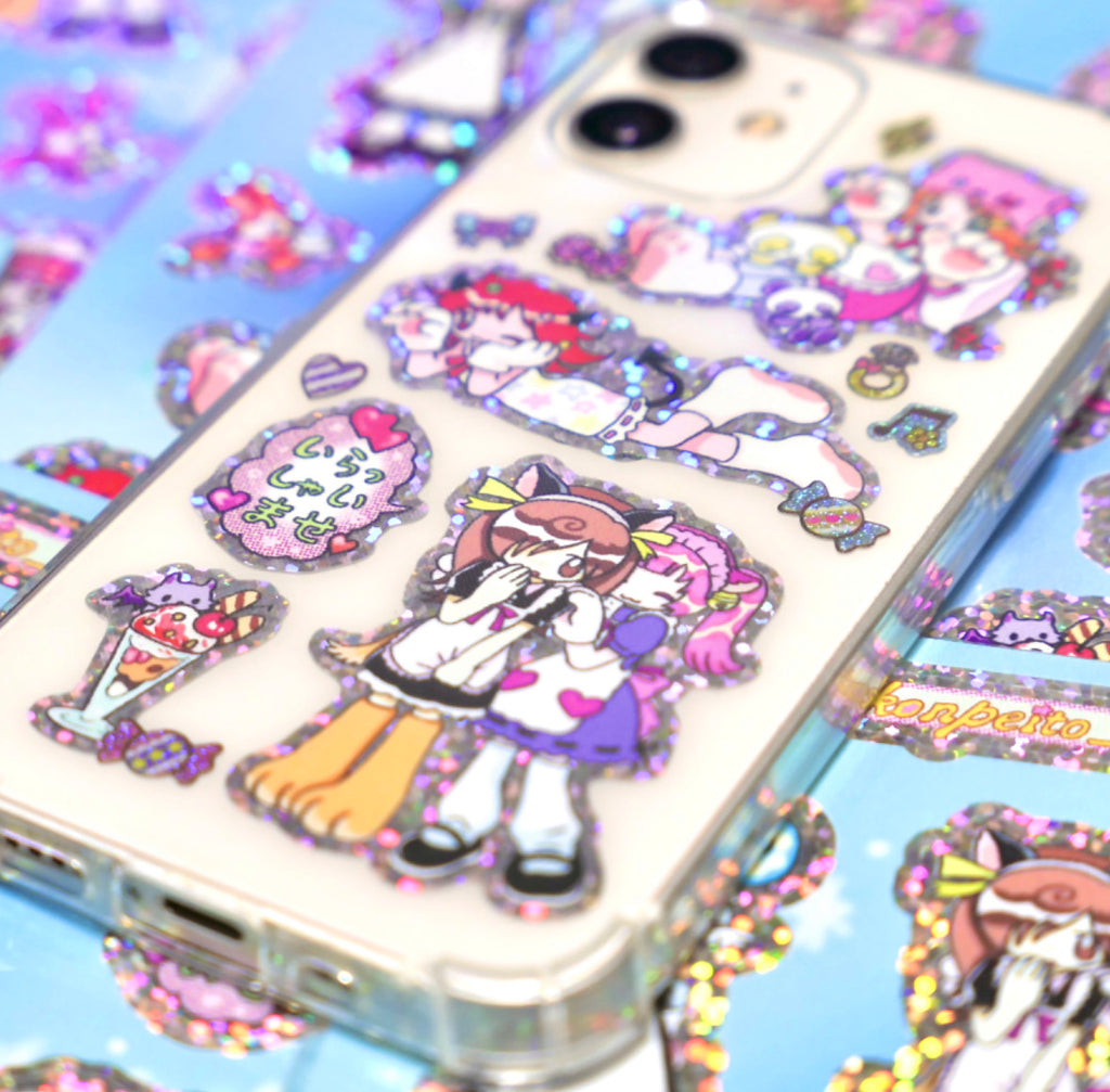 Oliwa Angel&Devil Maid Cafe Sticker