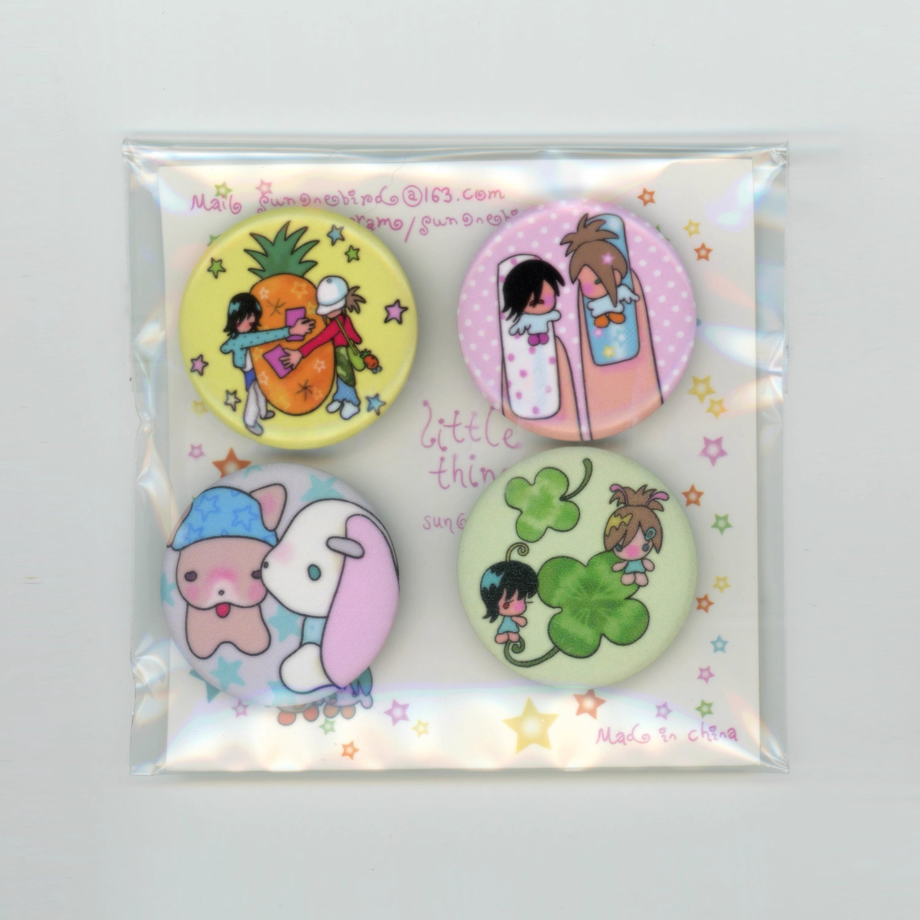 Sunonebird Little Tings Badge