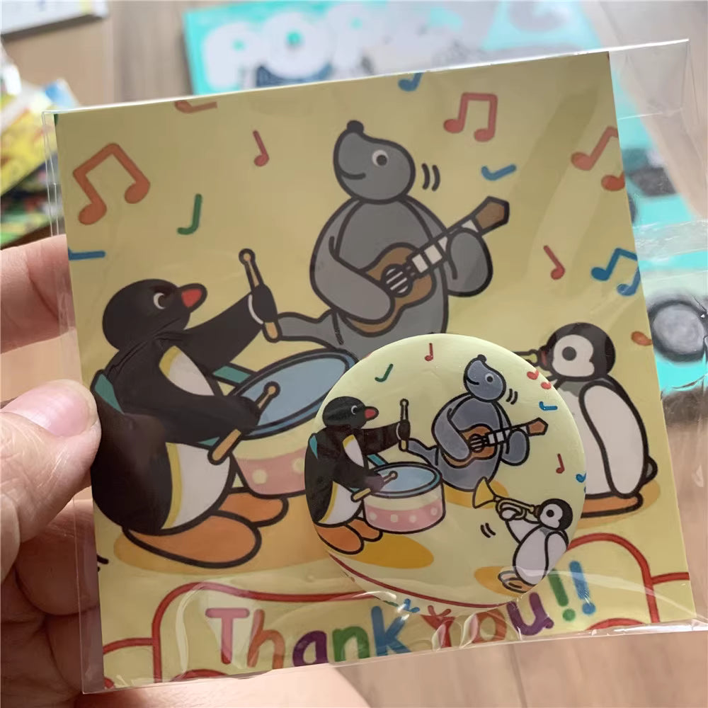 Showa Retro Mascot Badge