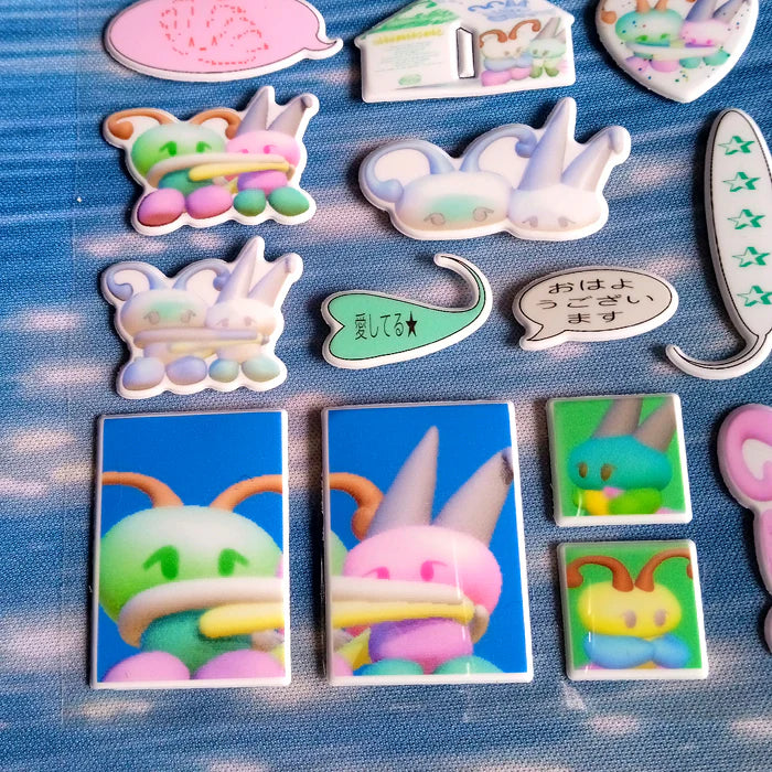 alldollscode Soft House 3D Stickers