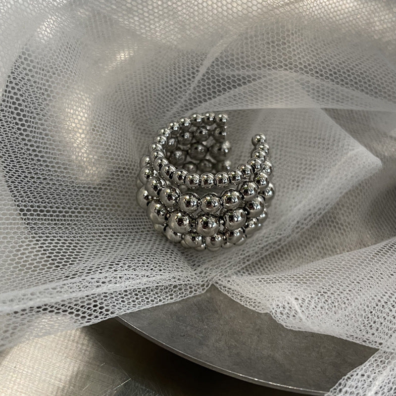 Multi-layer Beaded Ring