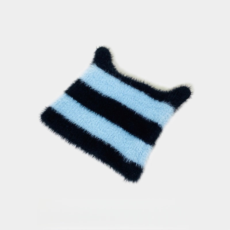 Fuzzy Cat Ear Beanie