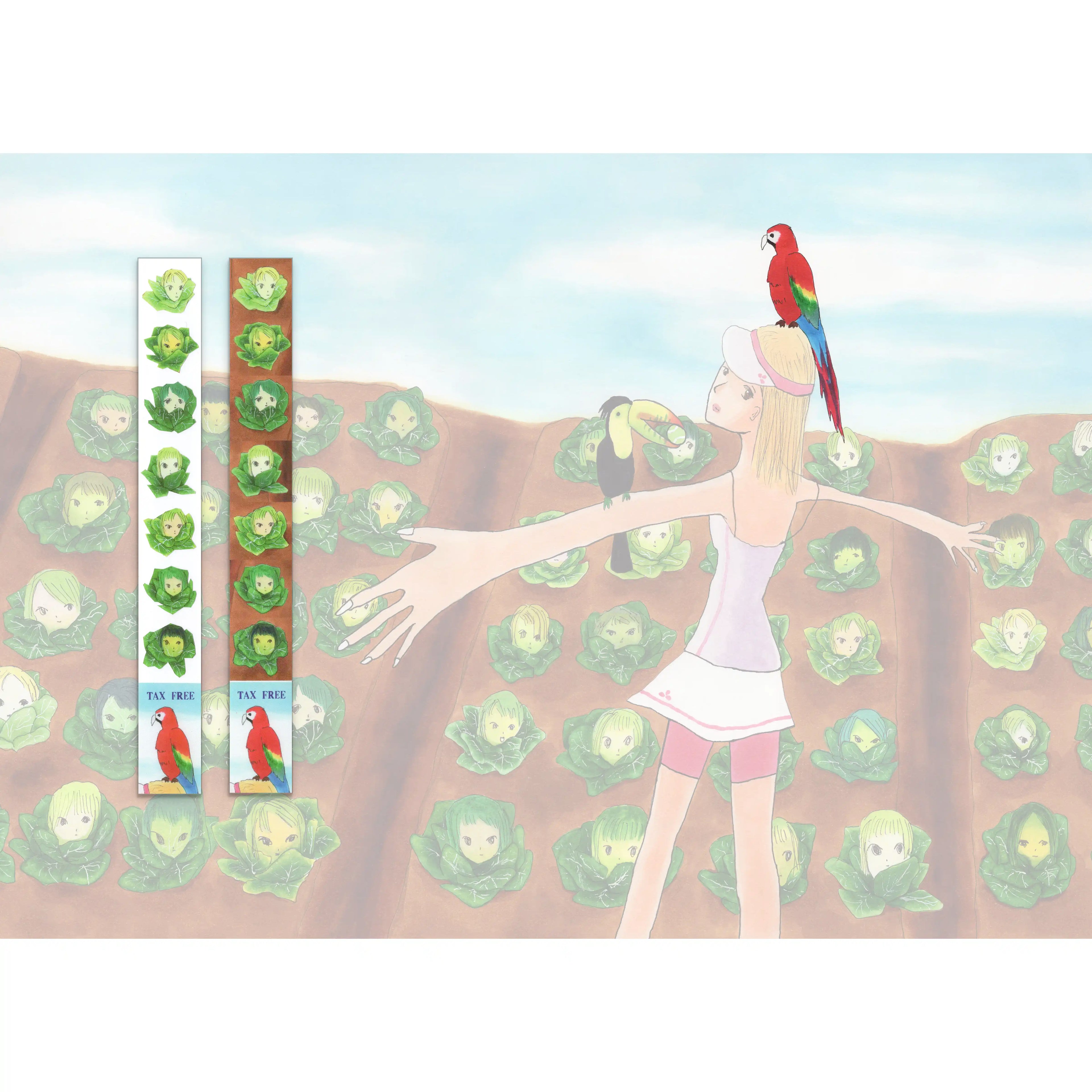 Niptong Cabbage Head Strip Stickers