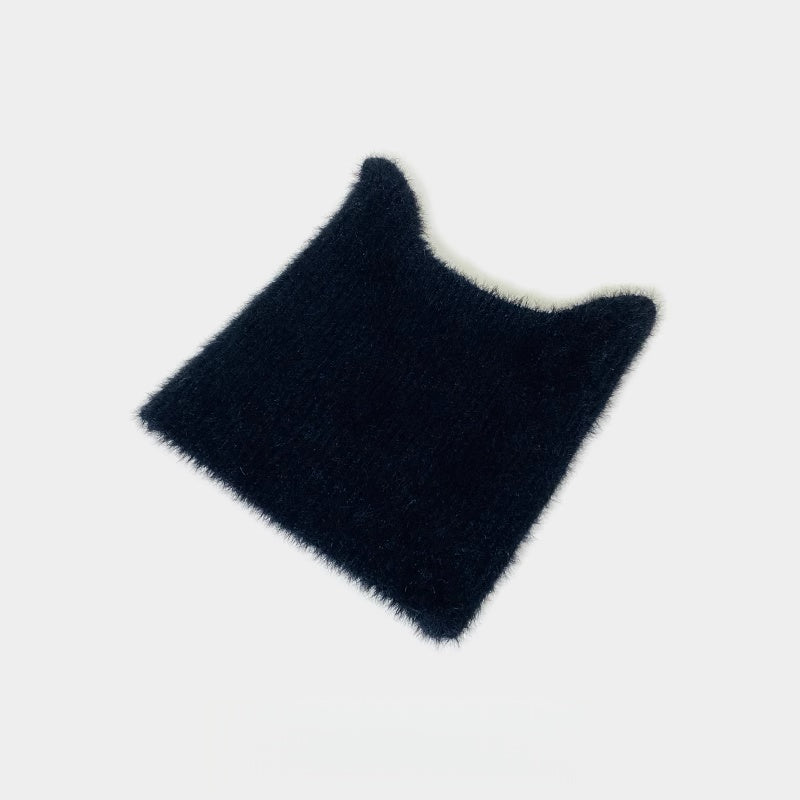 Fuzzy Cat Ear Beanie