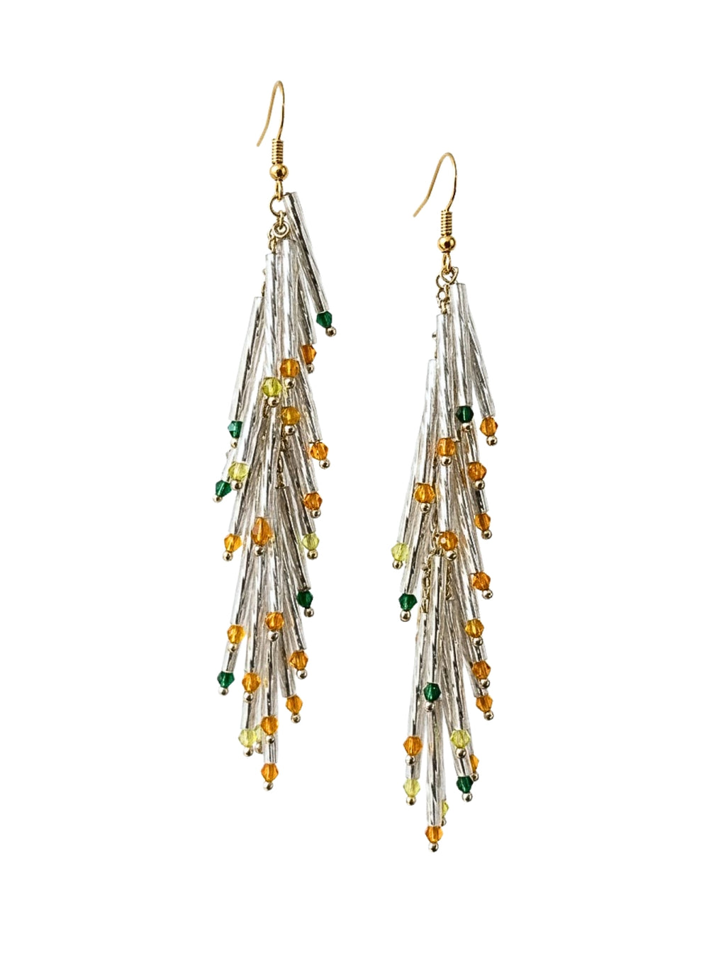 Sparkling Cascade Drop Earrings