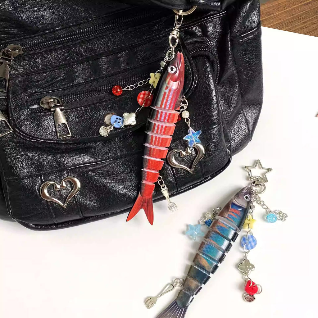 Multi-Jointed Fish Pendant