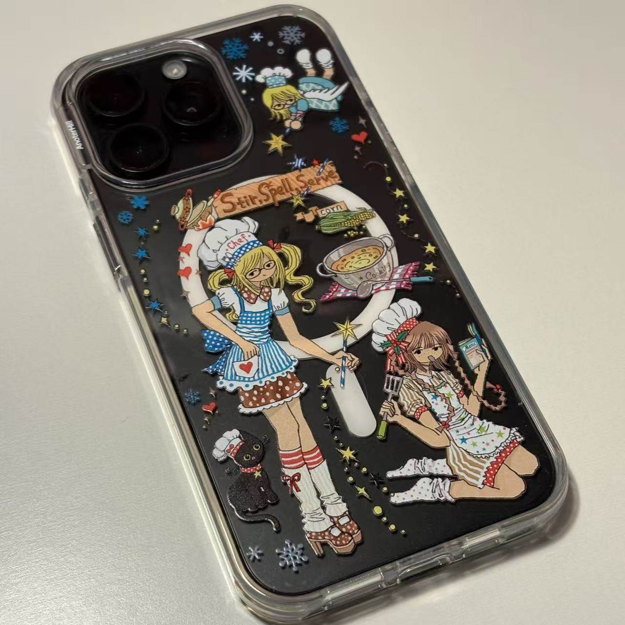 AnotherHill x Octopus Grass Christmas Magic Kitchen Maid Magnetic Phone Case
