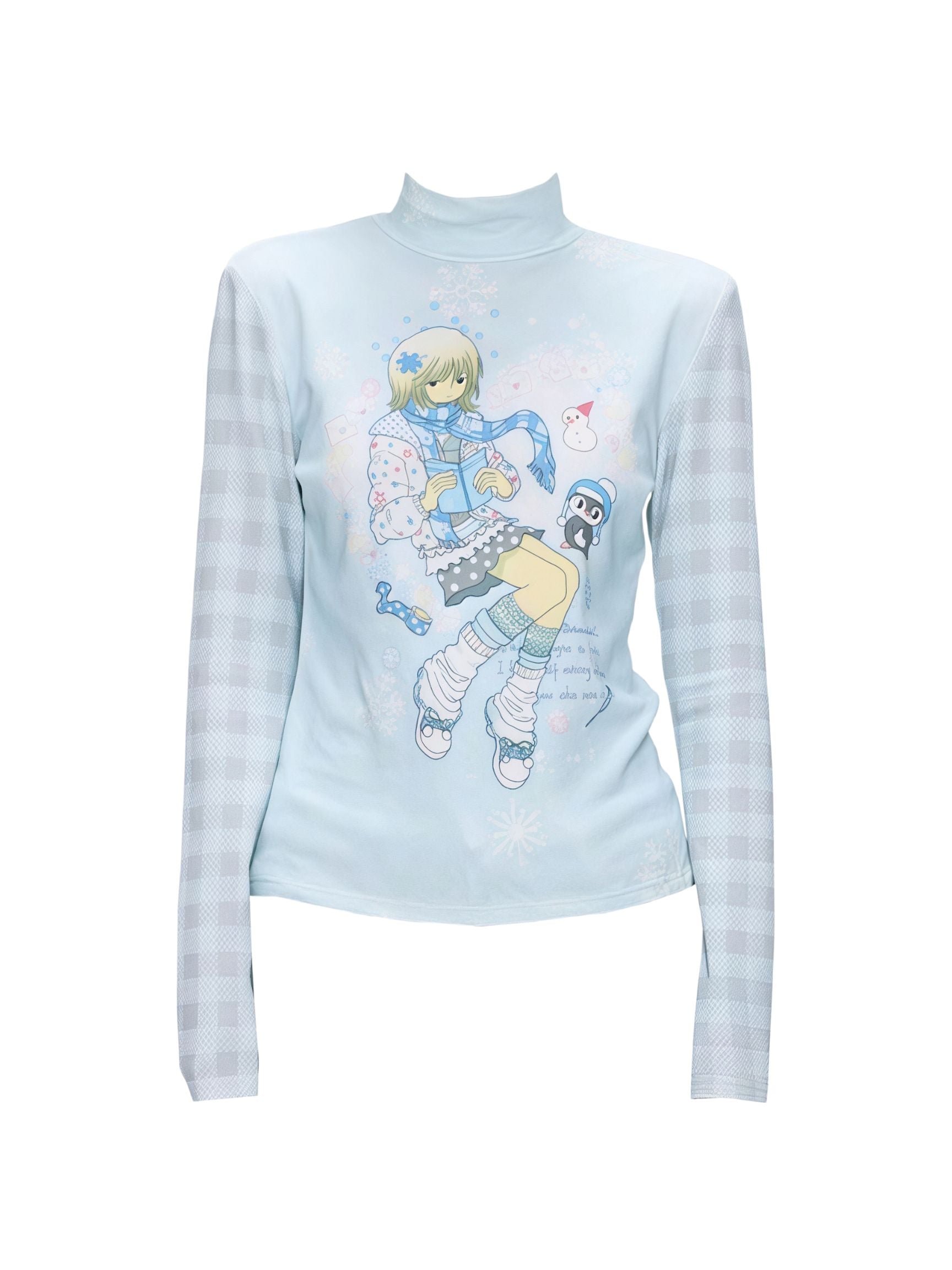 BETWEENAND Snowy Girl Knit Top