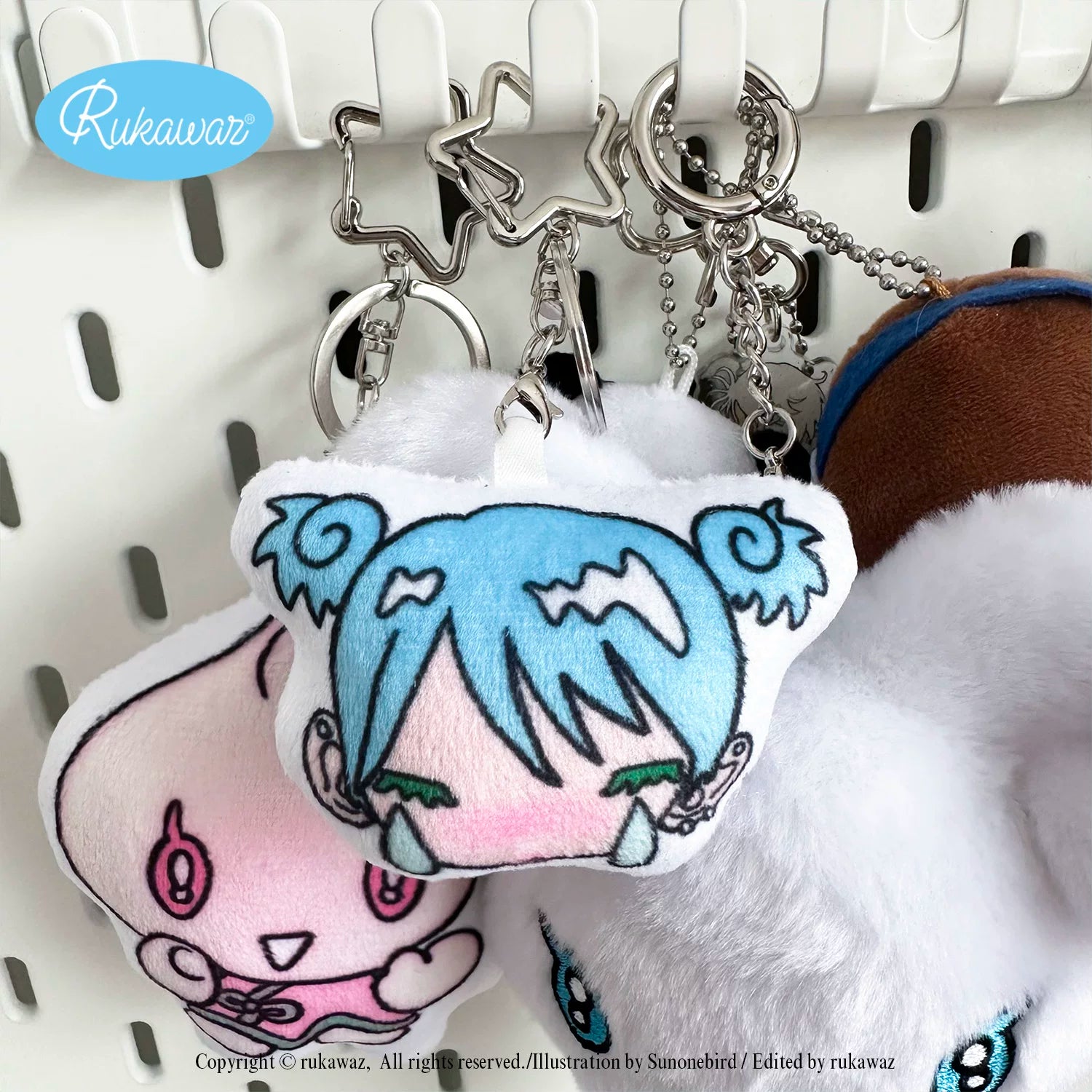 Rukawaz x Sunonebird Crying Girl Keychain