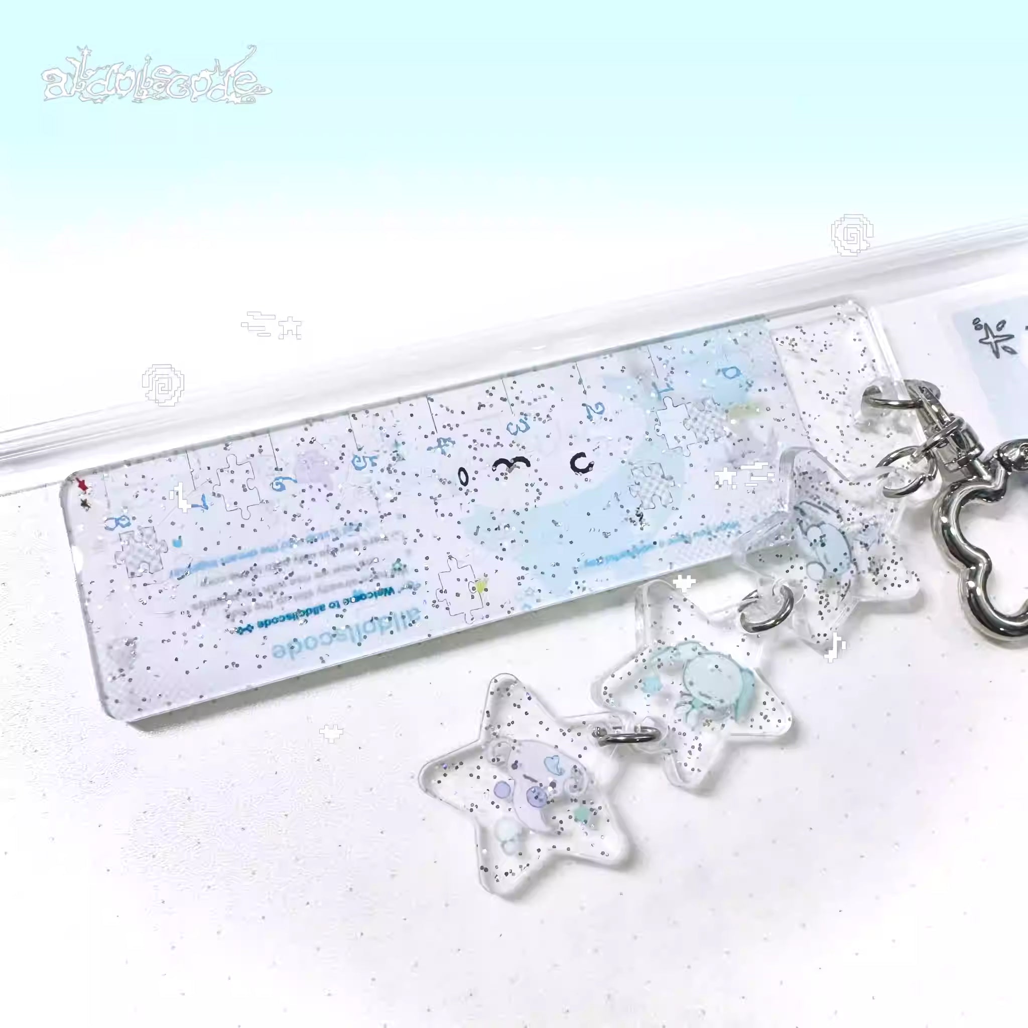 Idollcode star-link acrylic bag keychain