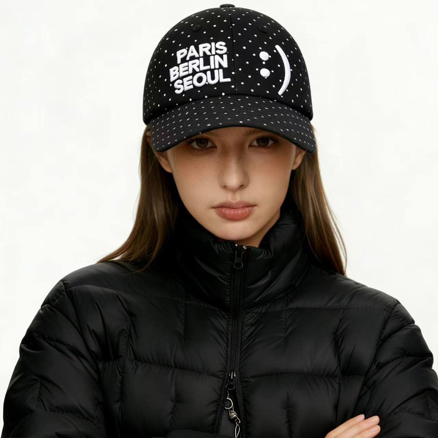 The Museum Visitor Smile Logo Cap