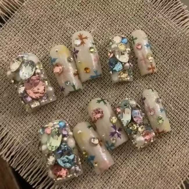 Opal Cross Fantasy Nails