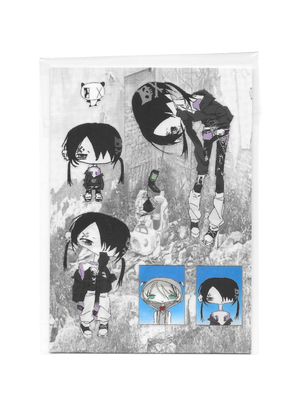 Pipoo Ruins Girl Stickers