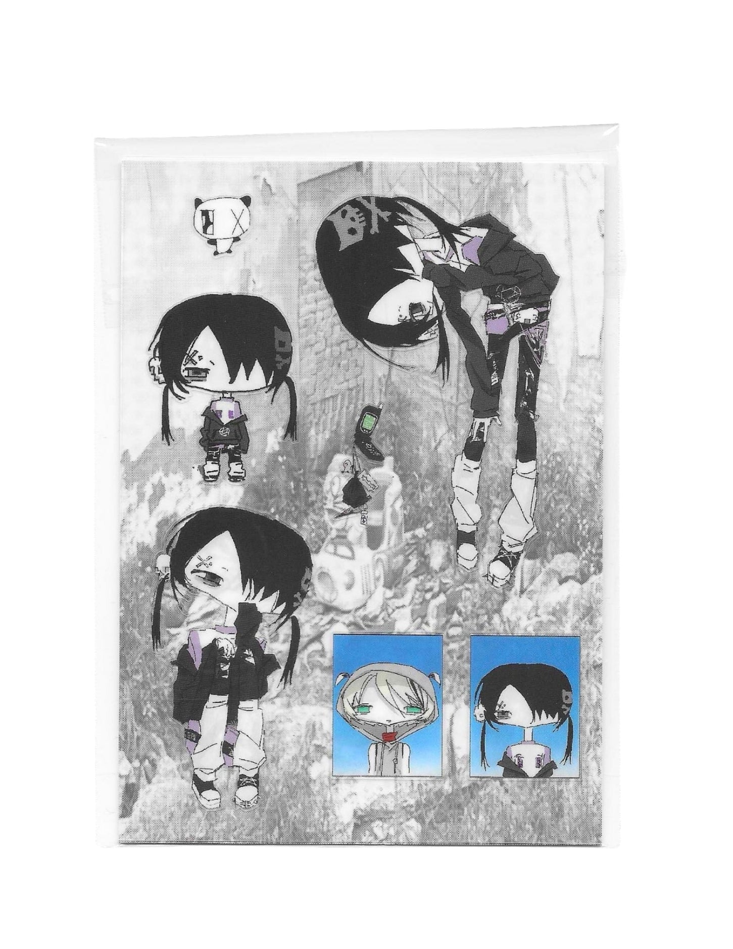 Pipoo Ruins Girl Stickers