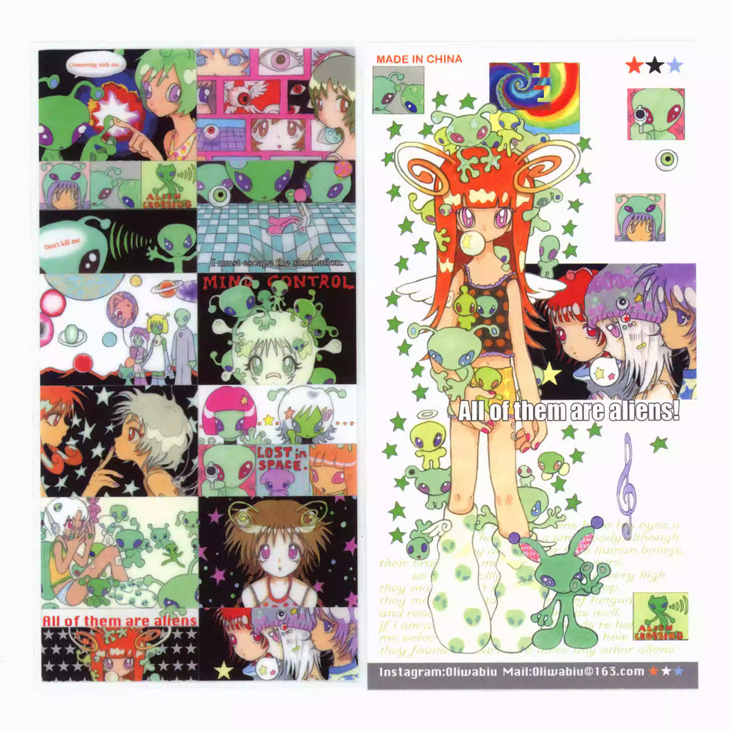 Oliwa All Of Them Are Aliens Sticker