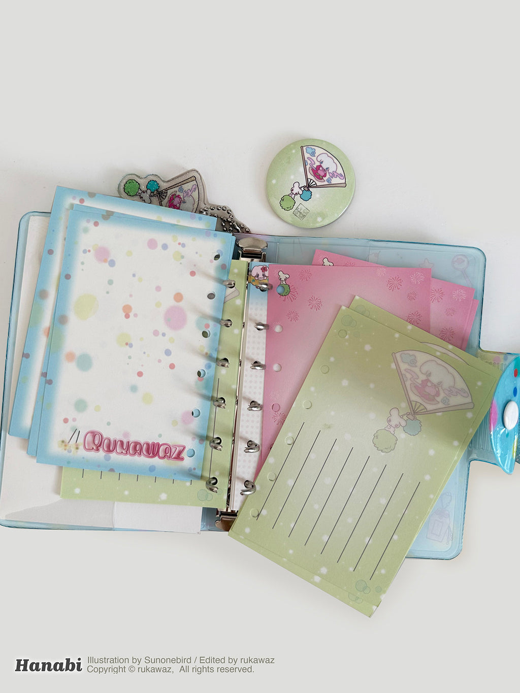 Rukawaz x Sunonebird Goldfish Fireworks Planner Cover