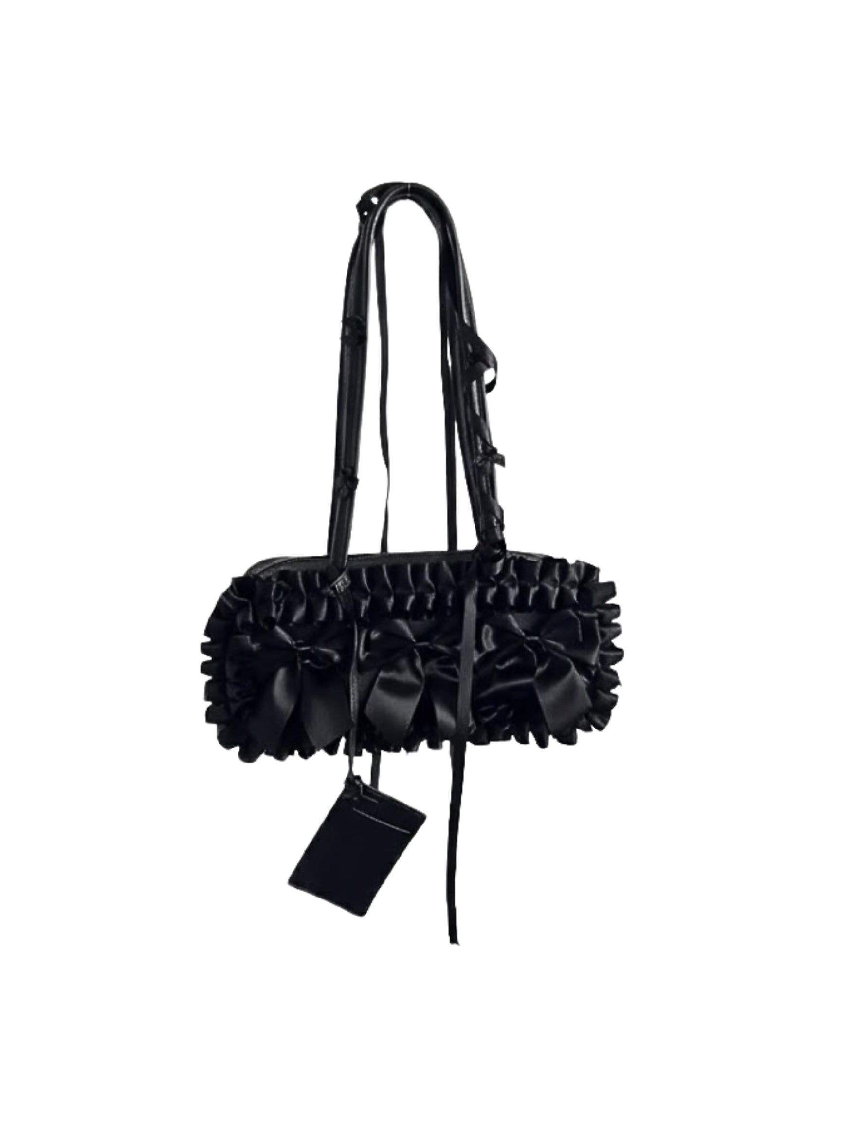 Black Ribbon Shoulder Bag