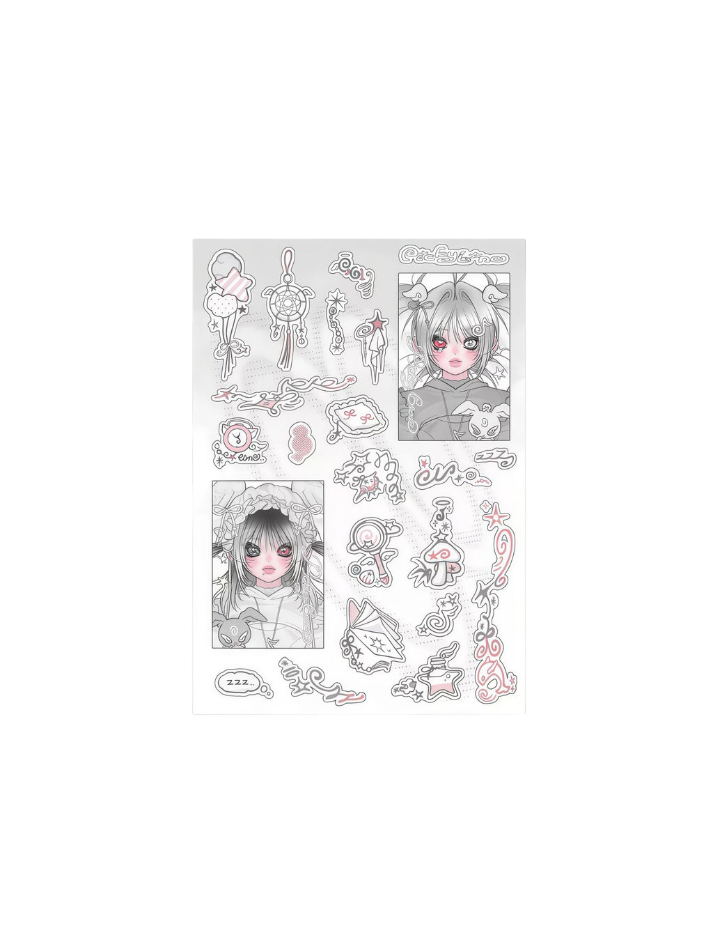 Pickybone Spike&Bone ID Portrait Sticker