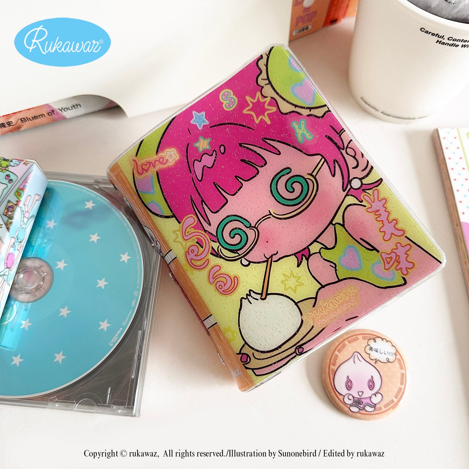 Rukawaz x Sunonebird Soup Dumpling Girl Planner Cover