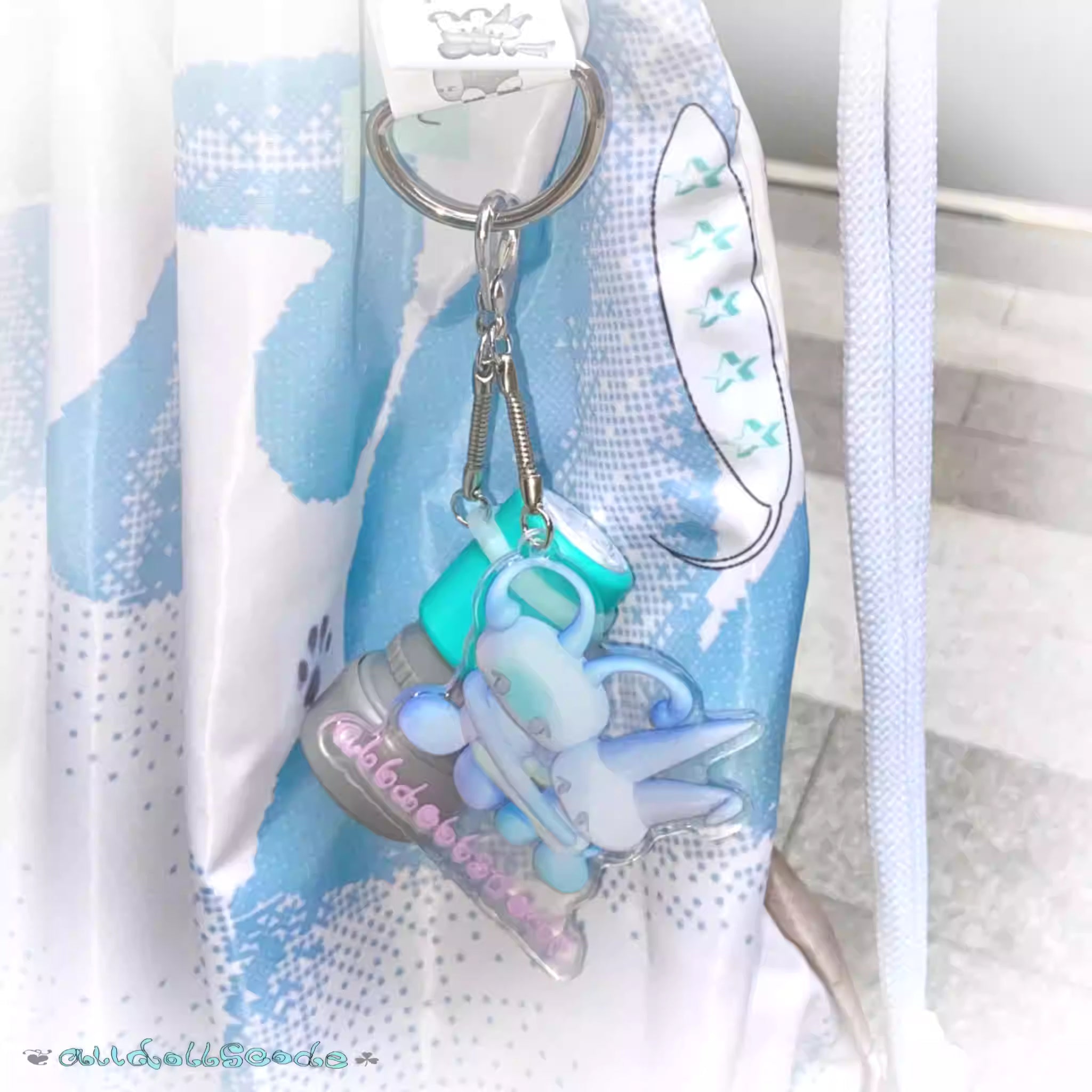 alldollscode Original Illustration Waterproof Drawstring Sports Cycling Backpack