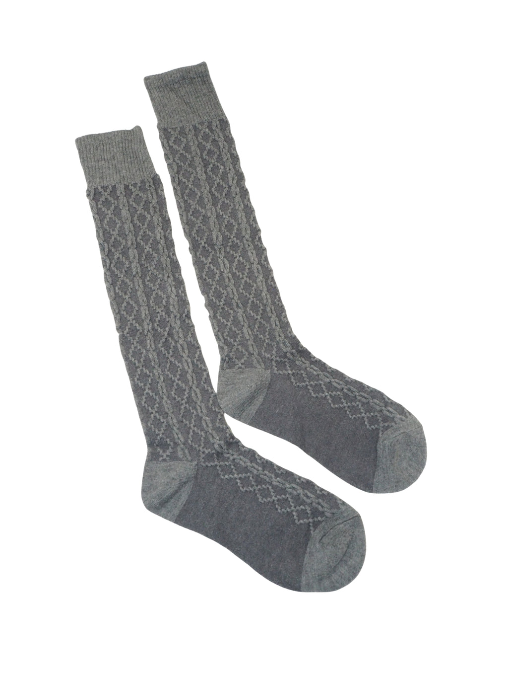 Wool Knit Knee-High Socks